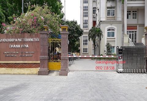 Lắp đặt barie tự động tại sở nông nghiệp Thanh Hóa