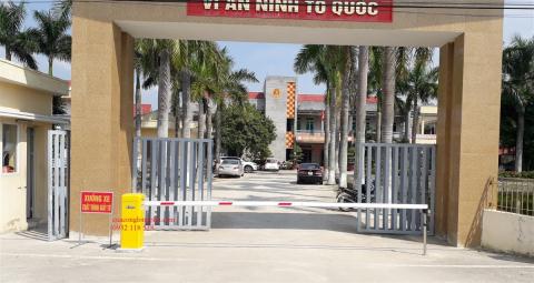 Lắp đặt barie tự động tại công an hậu lộc thanh hóa