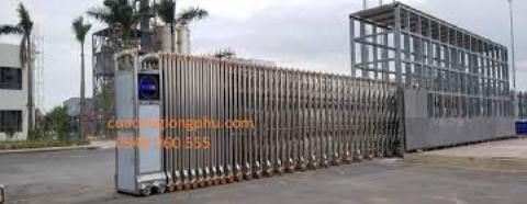 Lắp đặt cổng xếp tự động tại Thanh Hóa