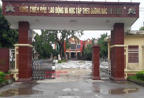 Sửa cổng xếp tự động tại trường chính trị tỉnh thanh hóa