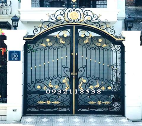 Thiết kế và sản xuất cổng sắt mỹ thuật tại Thanh Hóa
