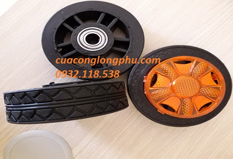 Bánh xe nhỏ cổng xếp tự động