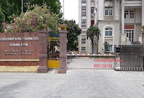 Lắp đặt barie tự động tại sở nông nghiệp Thanh Hóa