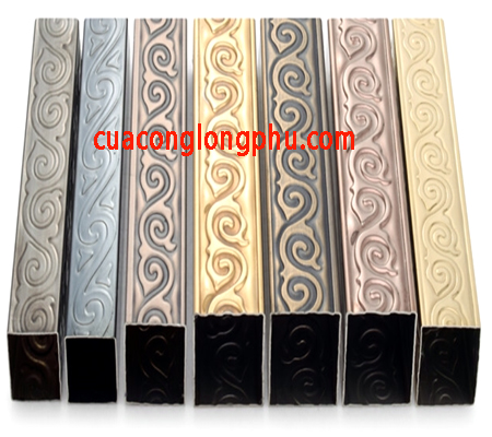 Cổng inox, cổng inox mạ màu chất lượng, lắp đặt tại Nghệ An