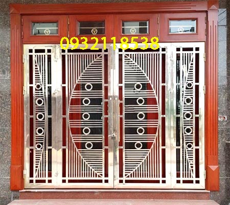Cổng inox và cổng sắt hộp đẹp lắp đặt tại Hà Nam