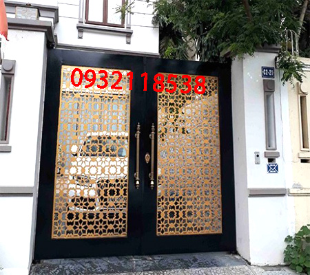 Cổng sắt CNC chất lượng cao, thiết kế đẹp tại Thanh Hóa