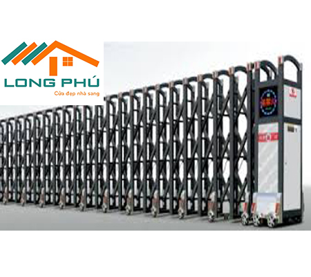 Phân phối và lắp đặt cổng xếp hợp kim nhôm tại Thanh Hóa