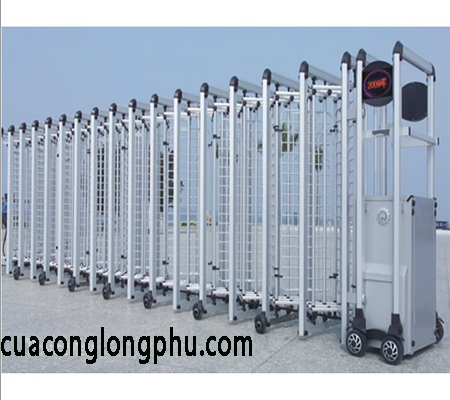 Cổng xếp hợp kim nhôm chất lượng cao tại Thanh Hóa