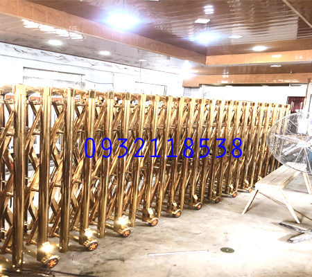 Cổng xếp inox và cổng xếp nhôm nhập khẩu giá rẻ Hà Nội