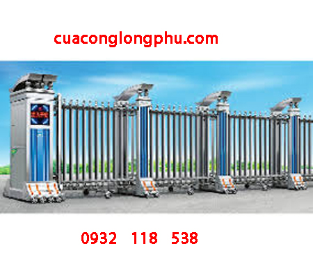 Lợi ích của việc lắp đặt cổng xếp inox tự động Long Phú
