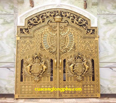 Những thiết kế cổng biệt thự đẹp năm 2021, lắp đặt Hà Nội