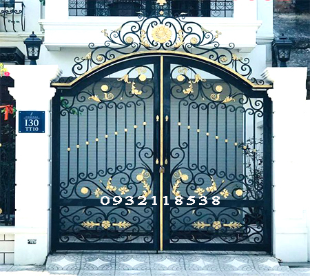 Thiết kế và sản xuất cổng sắt mỹ thuật tại Thanh Hóa